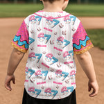 67 Sport Ice Cream Drip - Personalized Kids Baseball Jersey