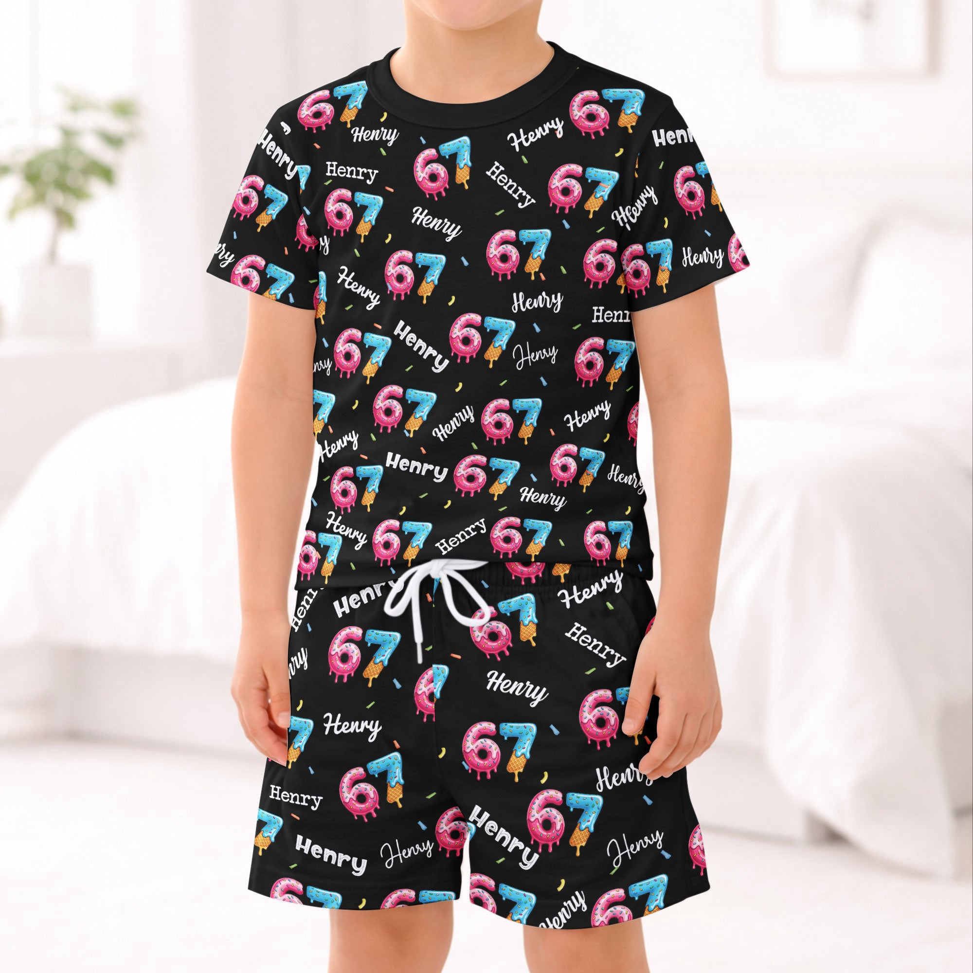 67_Ice_Cream_Pattern_Personalized_Kids_Clothing_Set_2