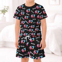 67_Ice_Cream_Pattern_Personalized_Kids_Clothing_Set_2