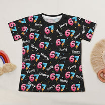 67_Ice_Cream_Pattern_Personalized_Kids_Clothing_Set_3