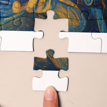 A True Friendship Is A Journey Van Gogh Art - Personalized Photo Jigsaw Puzzle