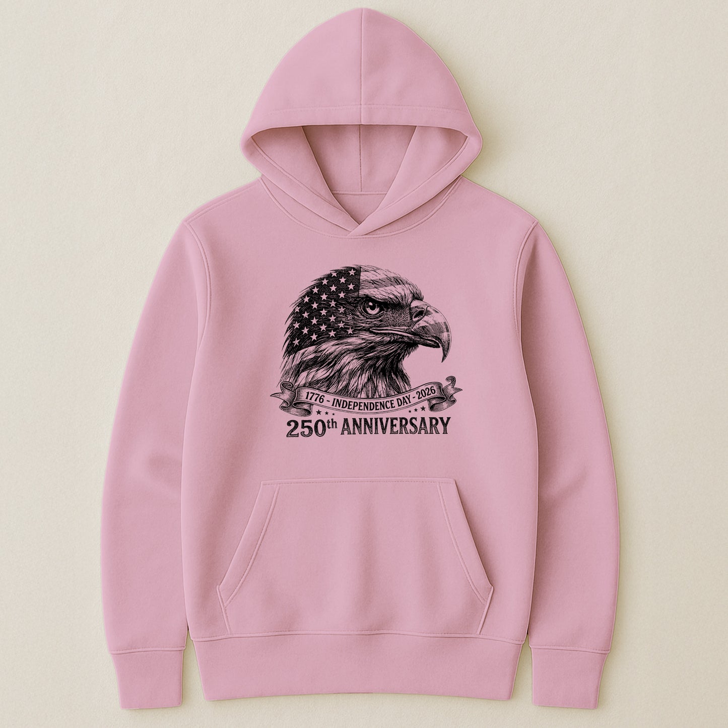Bald Eagle Usa 250Th Anniversary Monochrome - Shirt