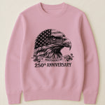 Bald Eagle Usa 250Th Anniversary Monochrome - Shirt