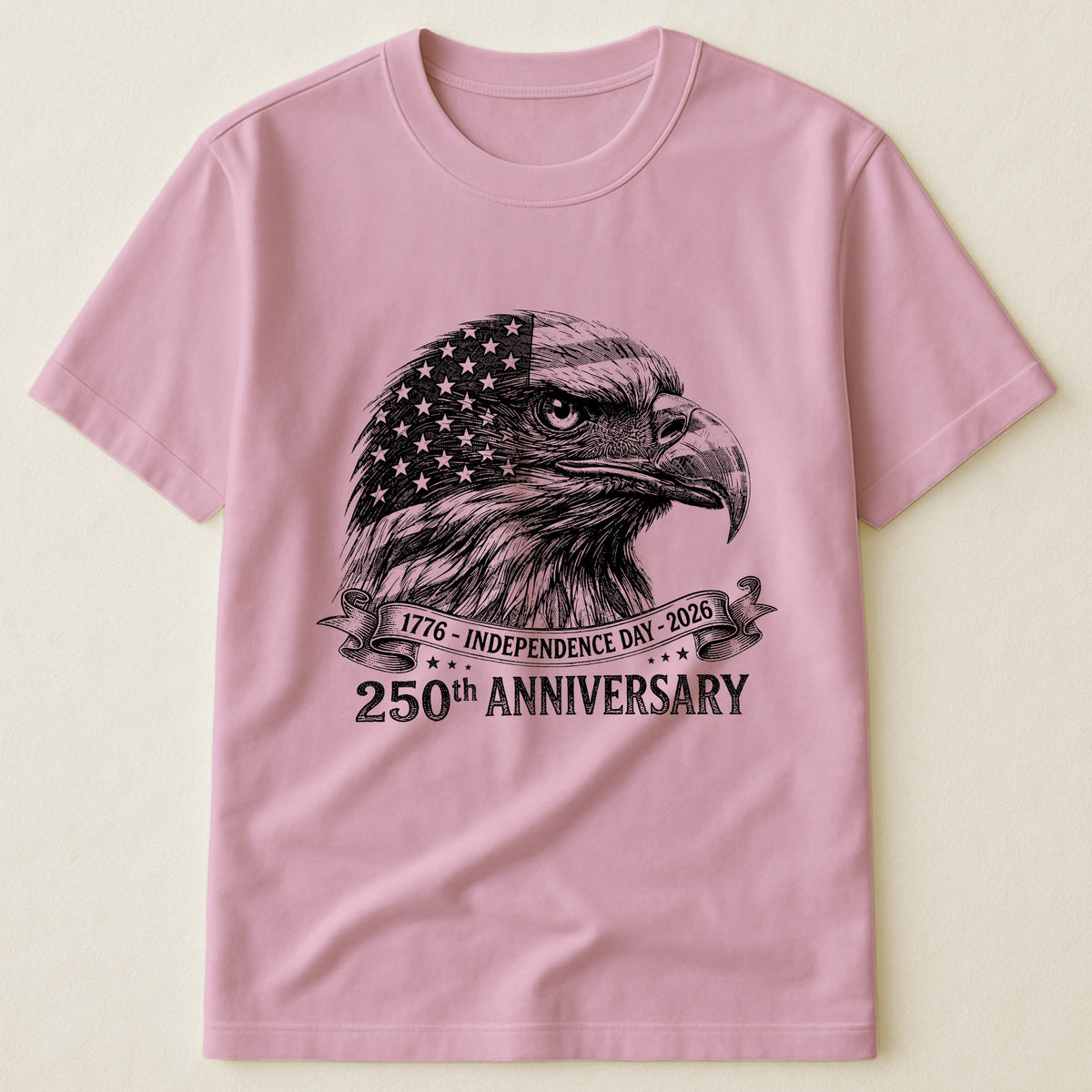 Bald Eagle Usa 250Th Anniversary Monochrome - Shirt