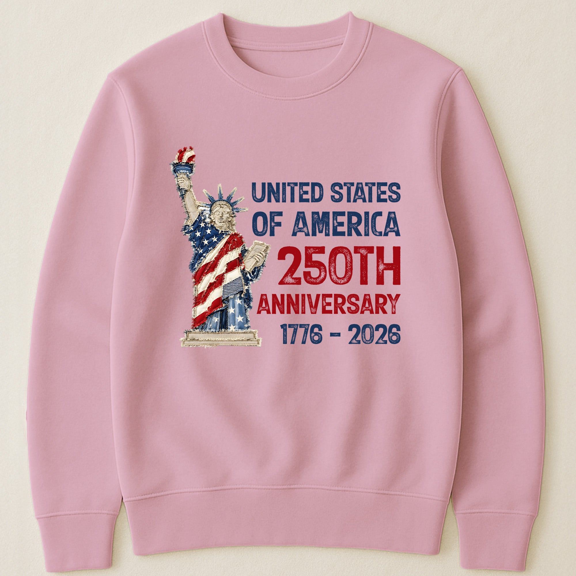 Patchwork Style USA Statue Of Liberty Print - Shirt