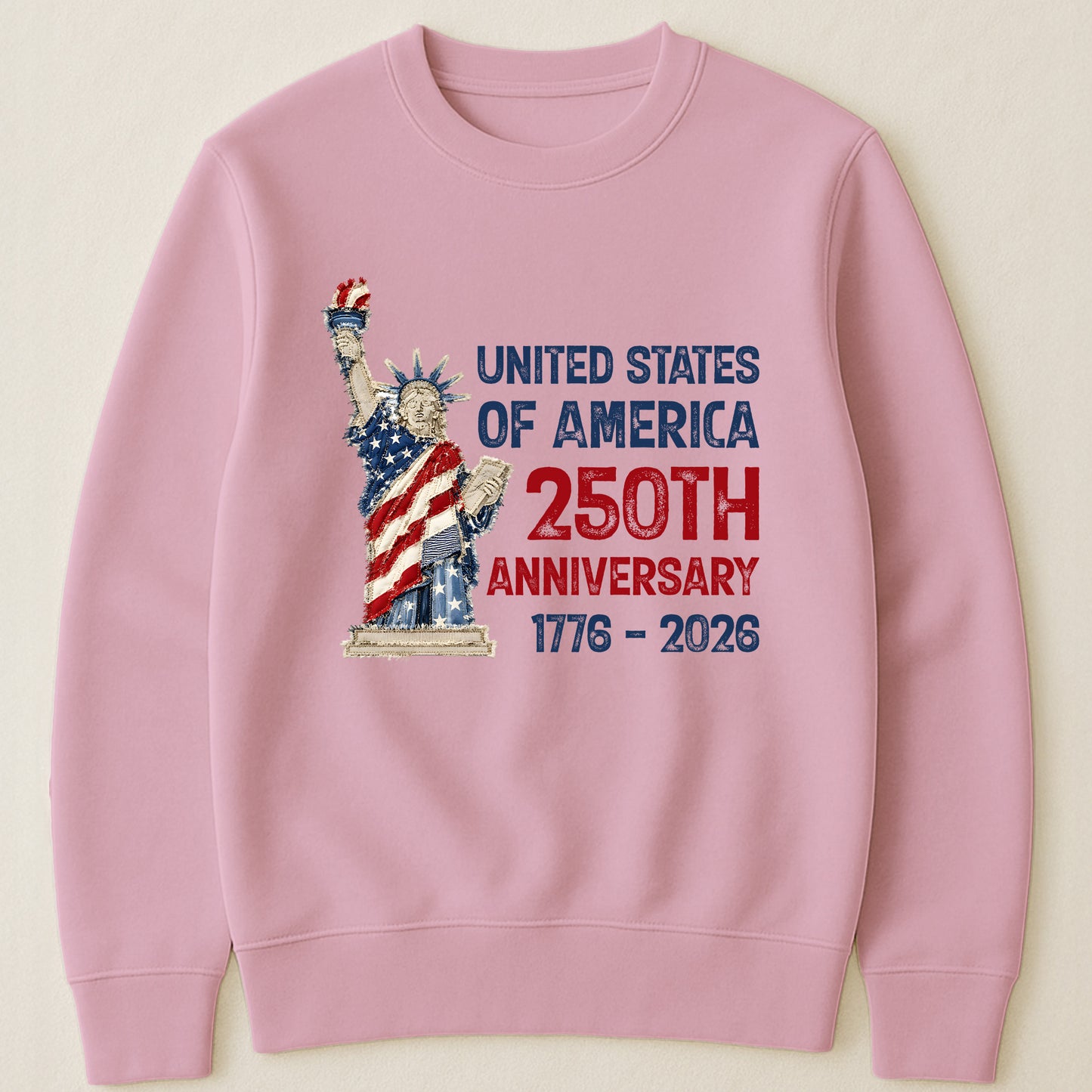 Patchwork Style USA Statue Of Liberty Print - Shirt