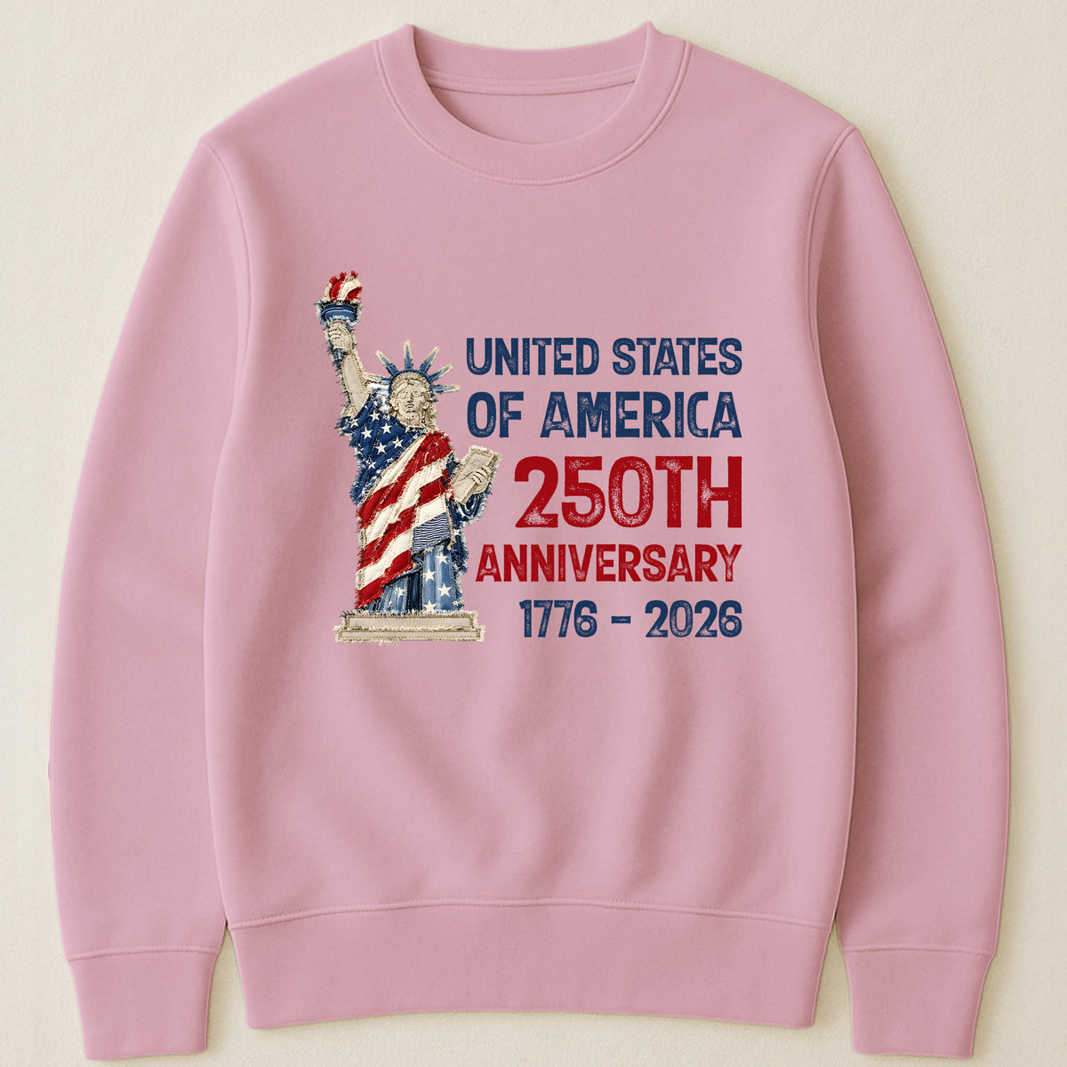 Patchwork Style USA Statue Of Liberty Print - Shirt