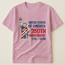 Patchwork Style USA Statue Of Liberty Print - Shirt