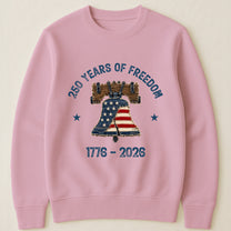Patchwork Style USA Liberty Bell Print - Shirt
