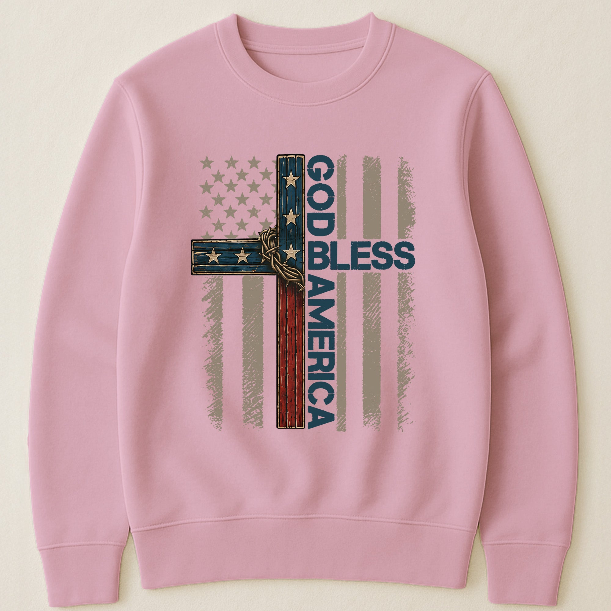 Cross God Bless America - Shirt