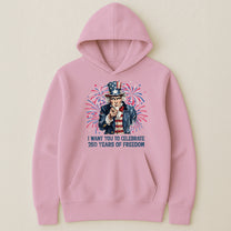 Patchwork Style Usa Uncle Sam Print - Shirt