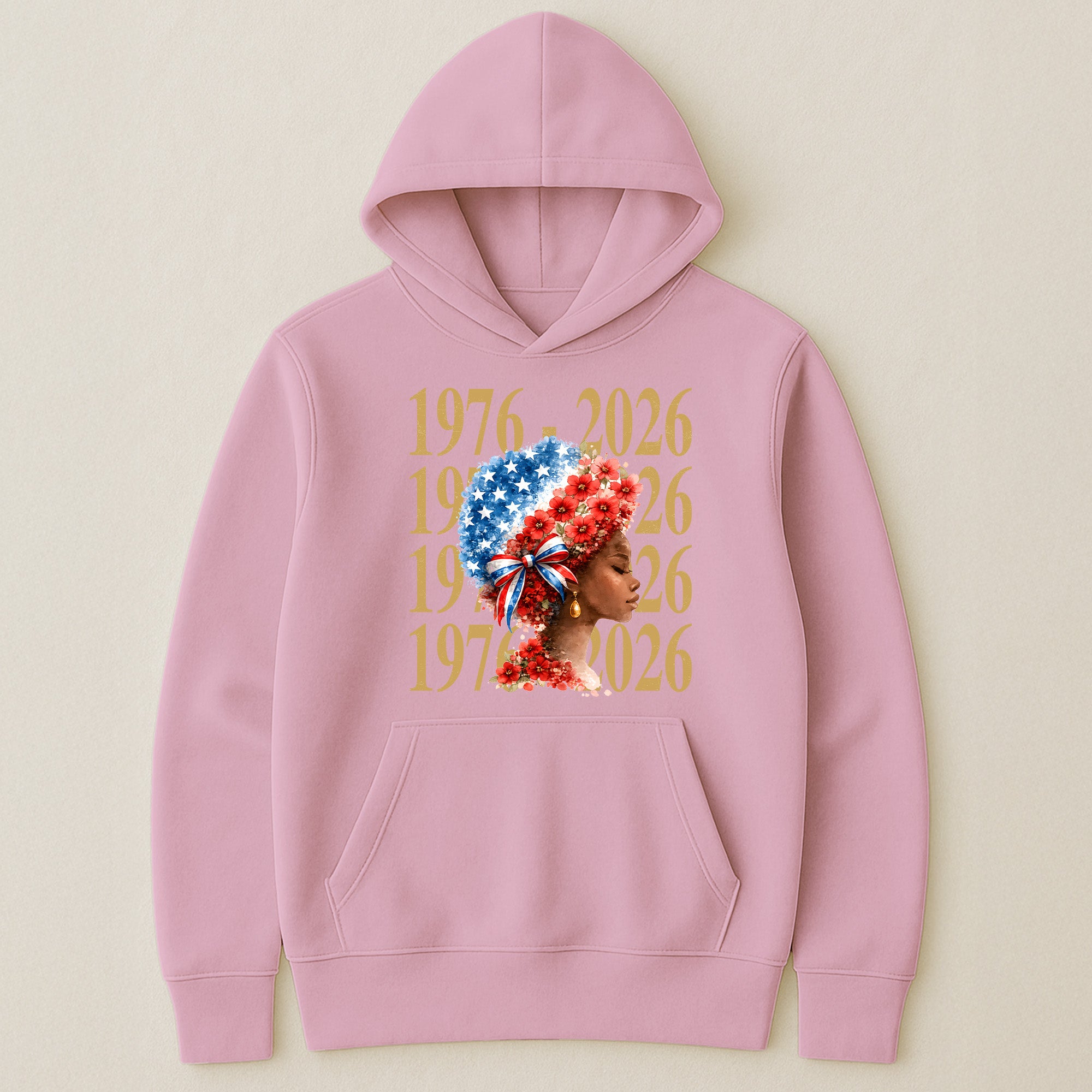 Black Woman Patriotic Afro - Shirt