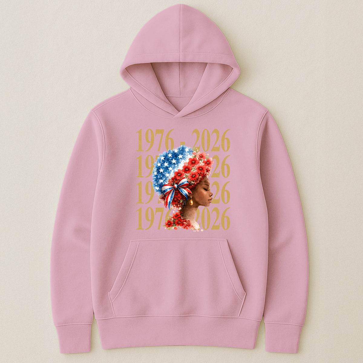 Black Woman Patriotic Afro - Shirt