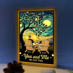 You & Me We Got This Starry Night New Version - Personalized Frame Light Box