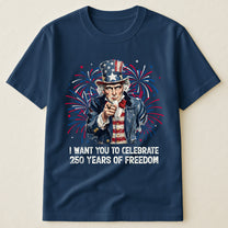 Patchwork Style Usa Uncle Sam Print - Shirt