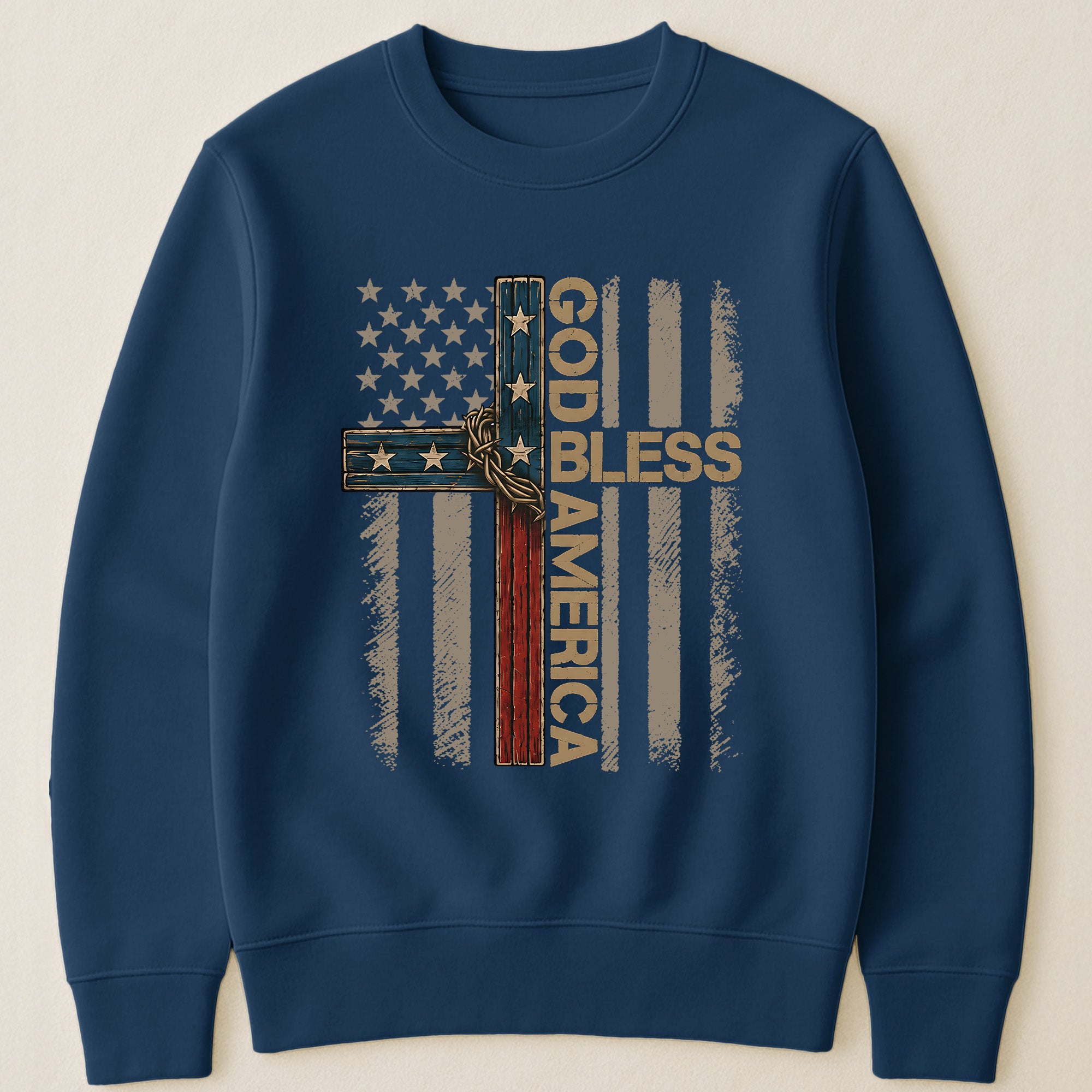 Cross God Bless America - Shirt