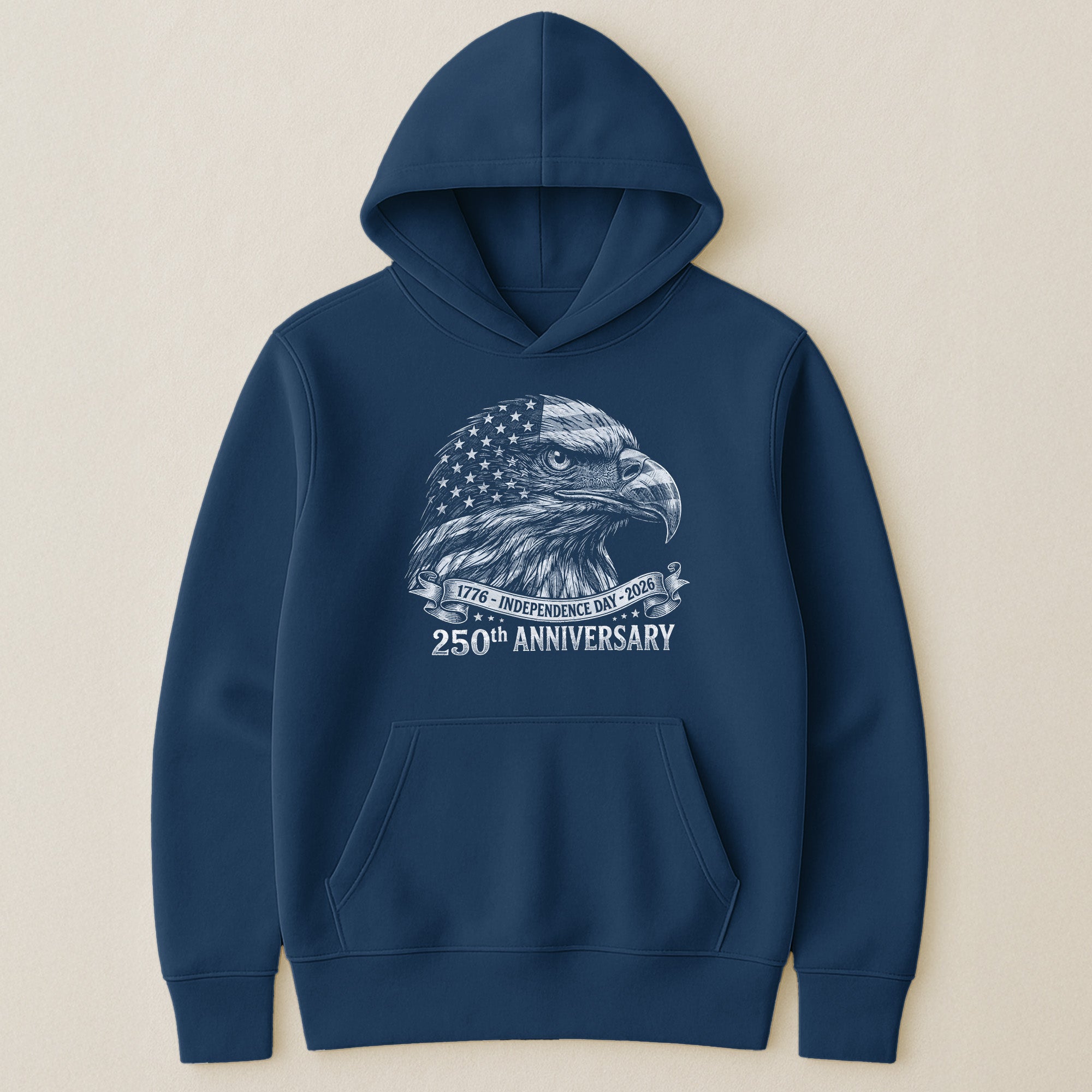 Bald Eagle Usa 250Th Anniversary Monochrome - Shirt