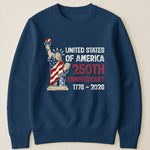 Patchwork Style USA Statue Of Liberty Print - Shirt