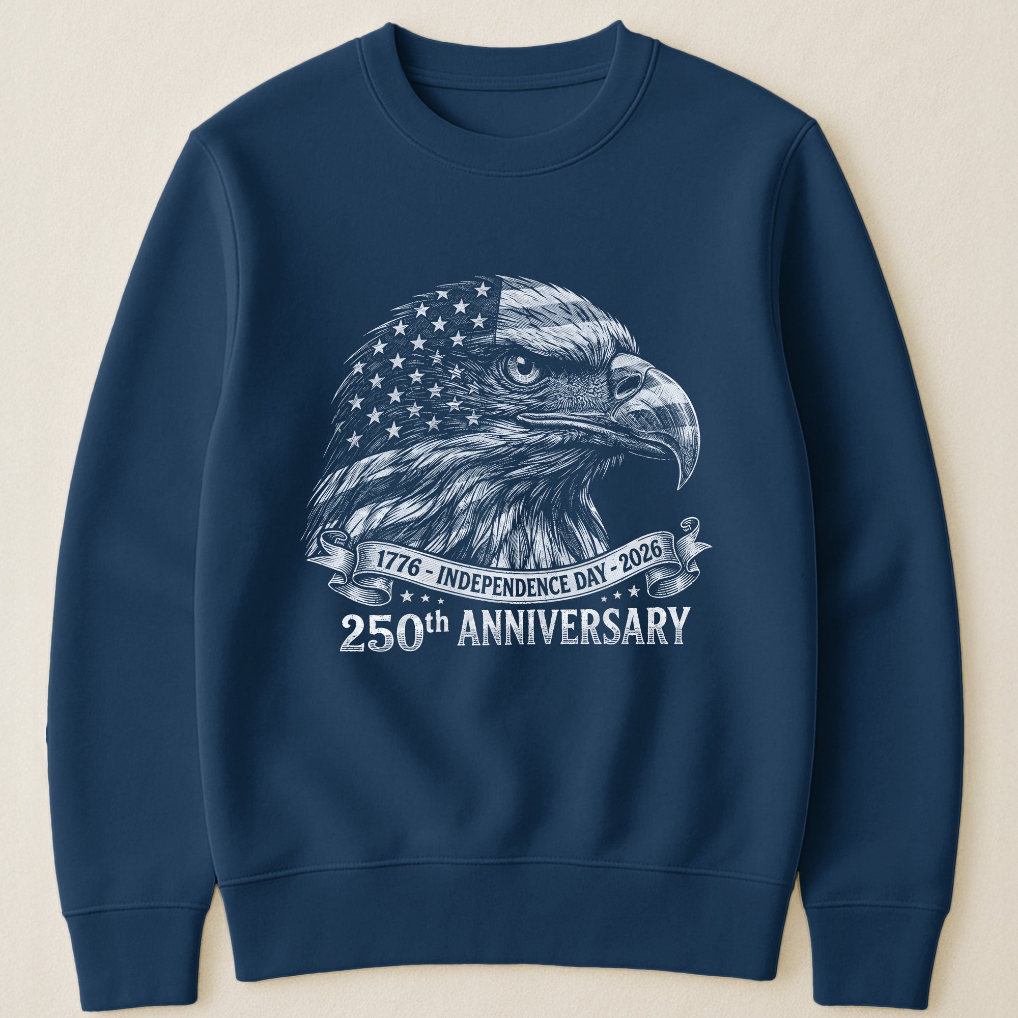 Bald Eagle Usa 250Th Anniversary Monochrome - Shirt