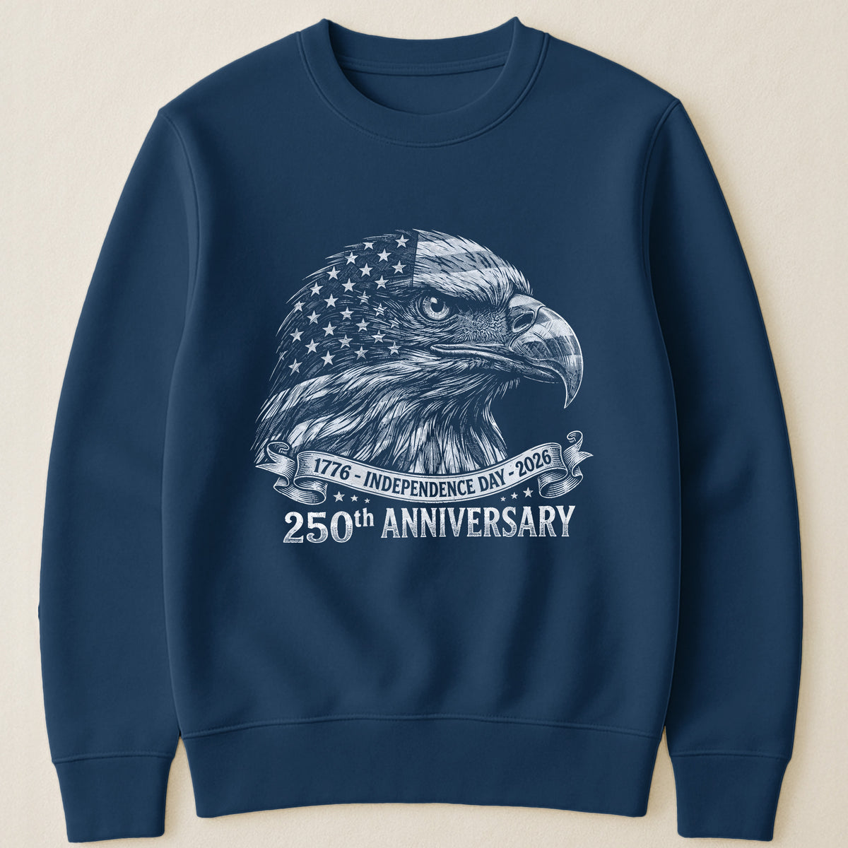 Bald Eagle Usa 250Th Anniversary Monochrome - Shirt