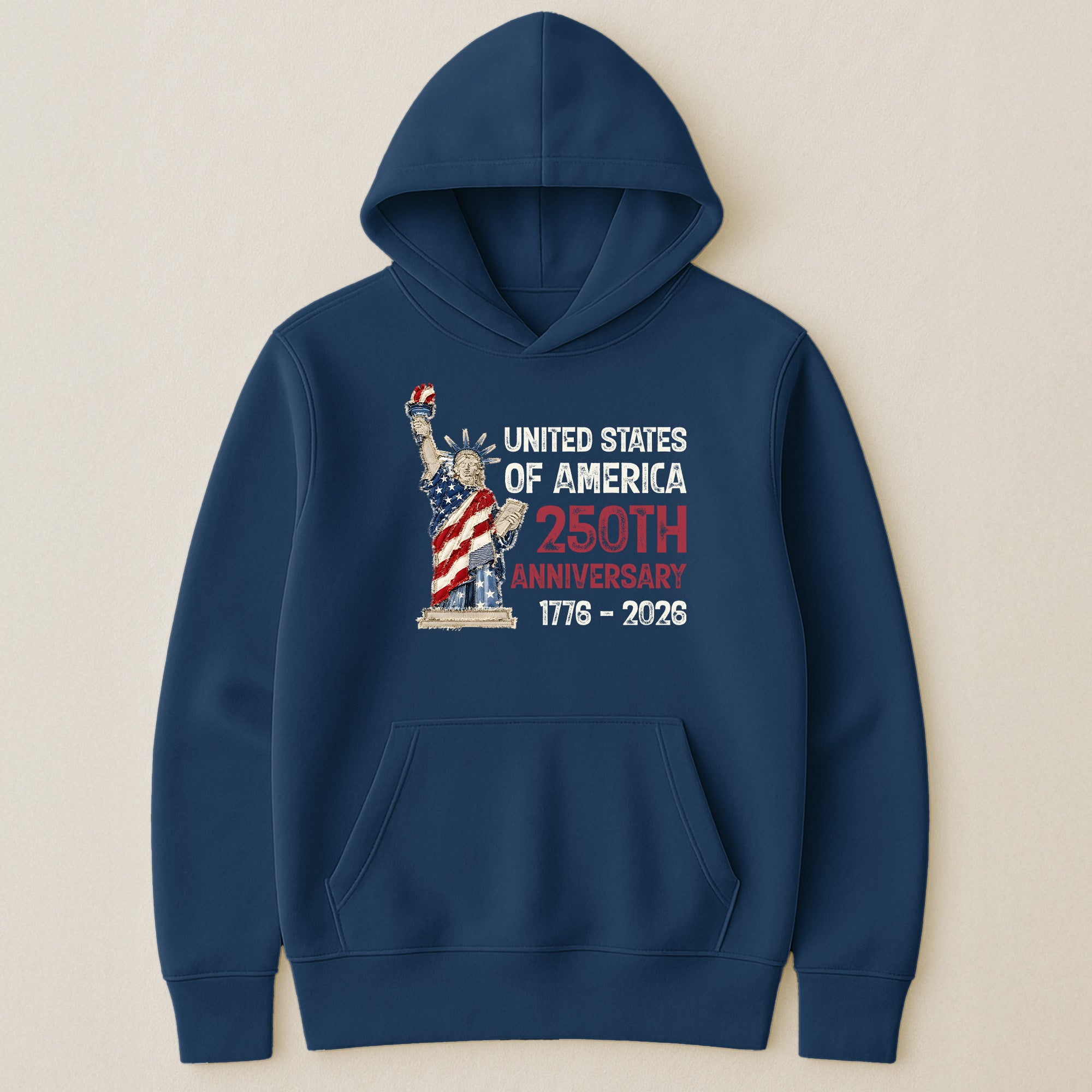 Patchwork Style USA Statue Of Liberty Print - Shirt