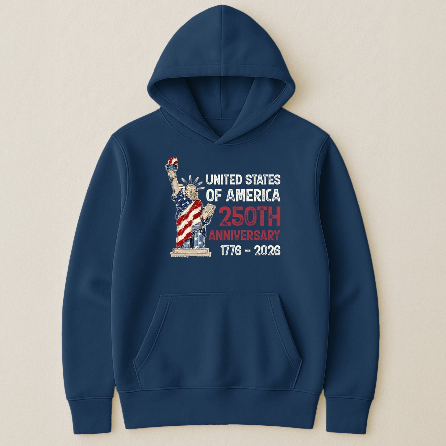 Patchwork Style USA Statue Of Liberty Print - Shirt
