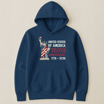 Patchwork Style USA Statue Of Liberty Print - Shirt