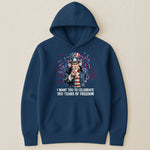 Patchwork Style Usa Uncle Sam Print - Shirt