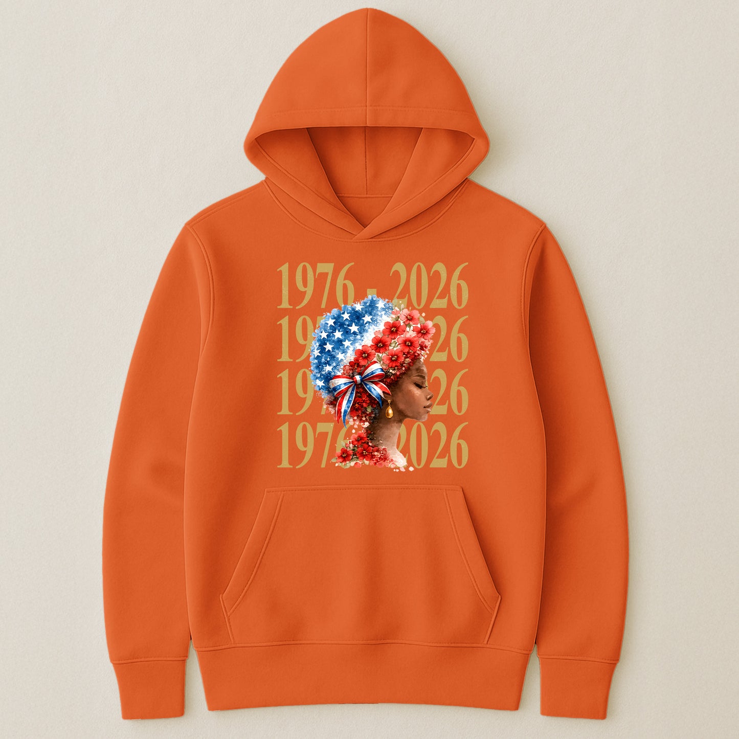 Black Woman Patriotic Afro - Shirt