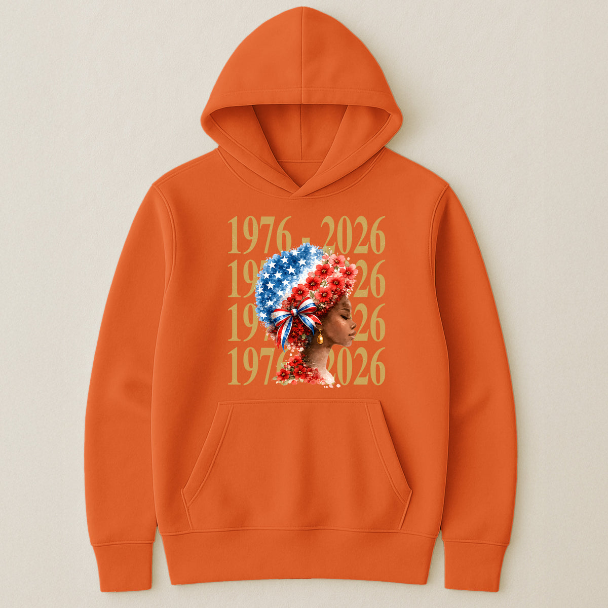 Black Woman Patriotic Afro - Shirt
