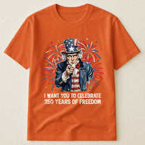 Patchwork Style Usa Uncle Sam Print - Shirt