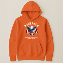 Patchwork Style USA Bald Eagles Print - Shirt