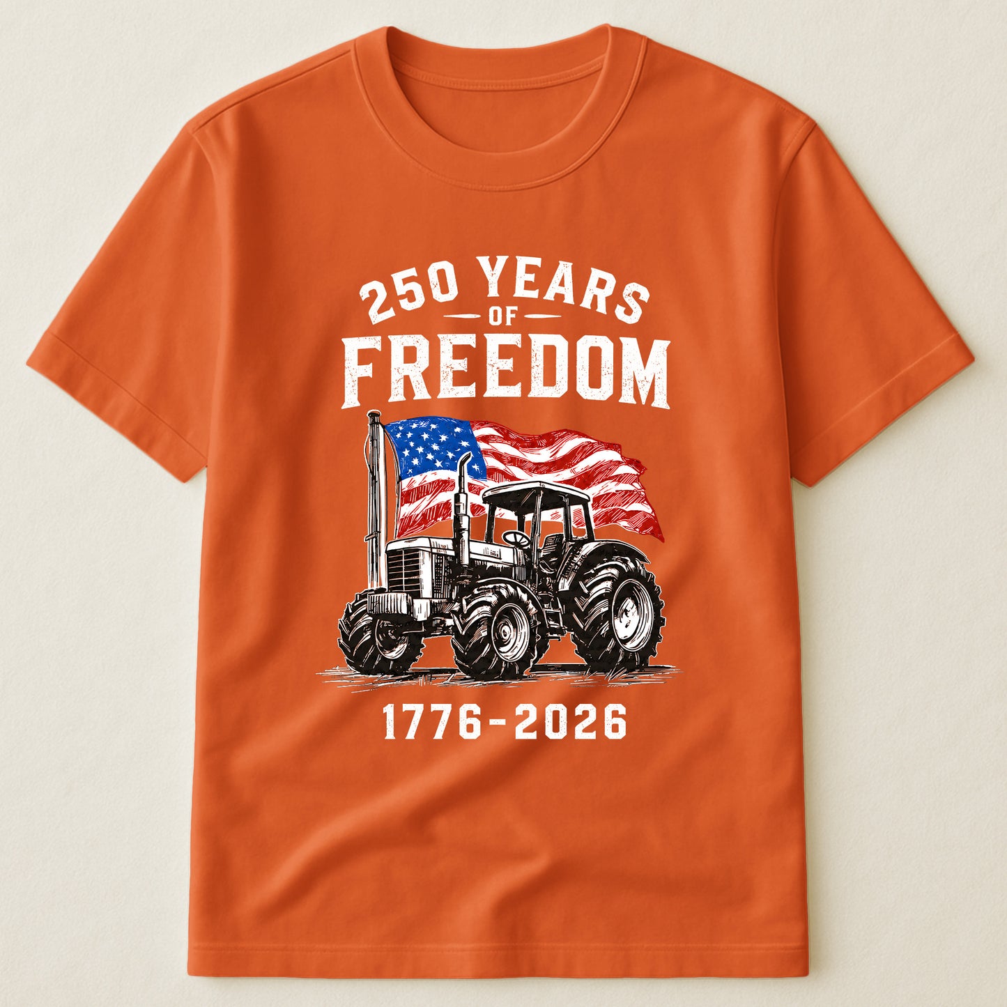 Patriotic Tractor 250 Years - Shirt