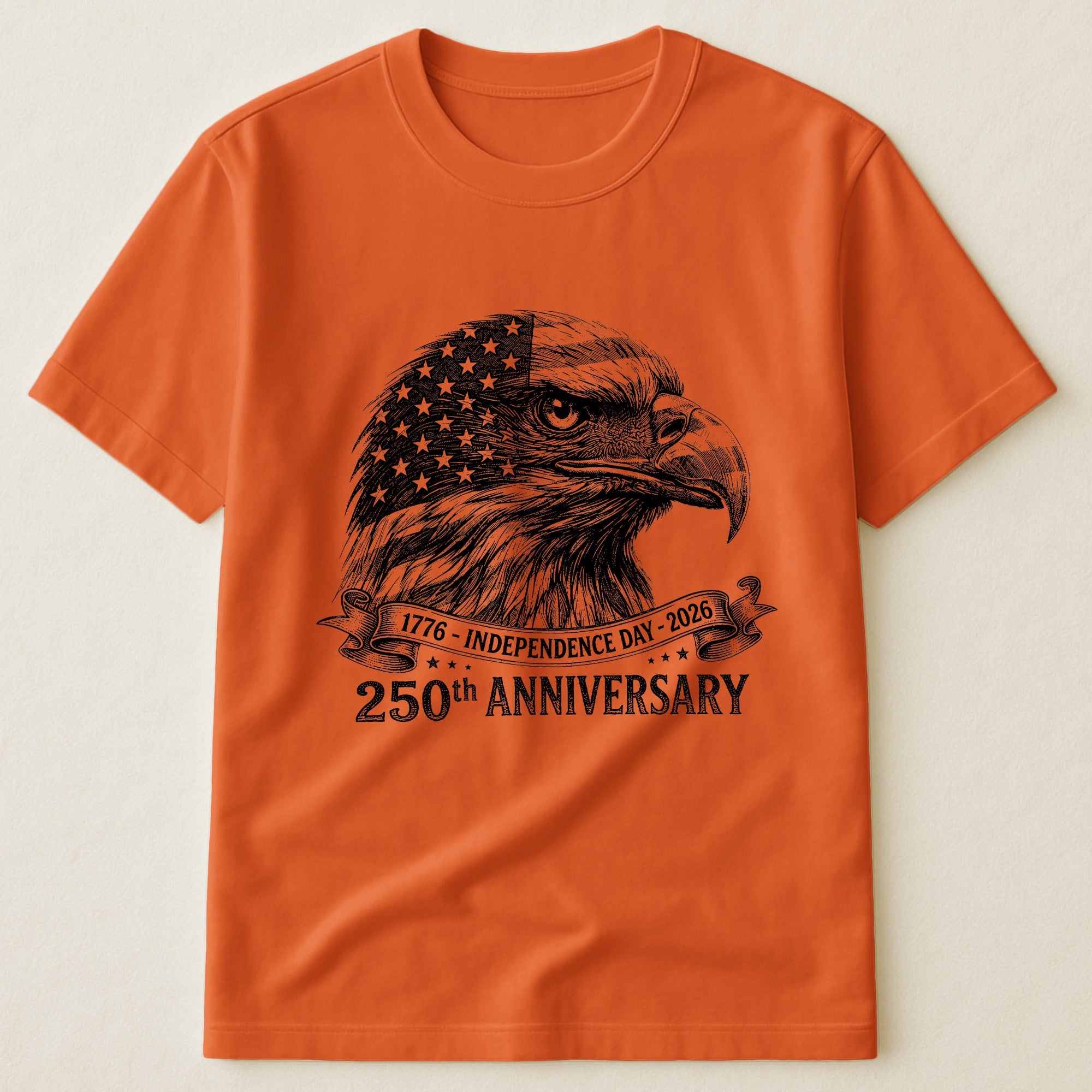 Bald Eagle Usa 250Th Anniversary Monochrome - Shirt