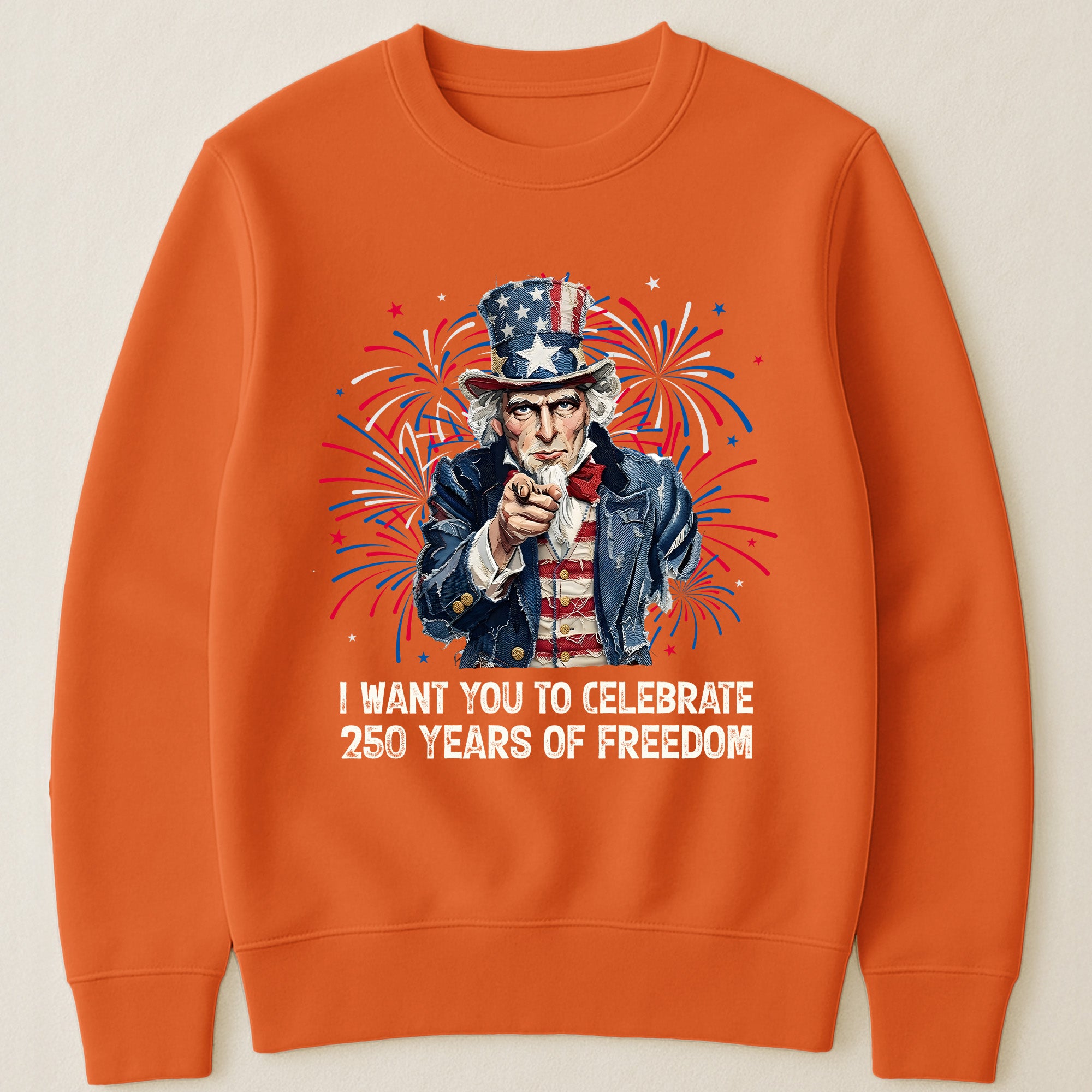 Patchwork Style Usa Uncle Sam Print - Shirt