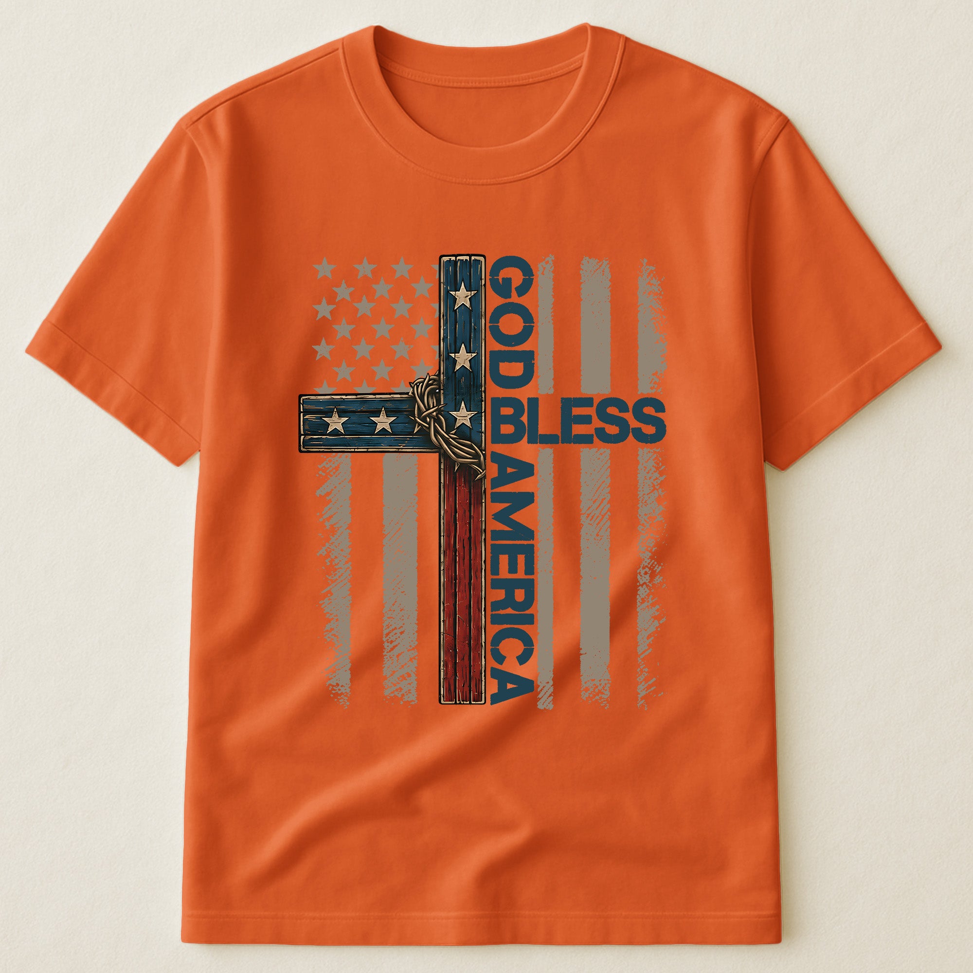 Cross God Bless America - Shirt