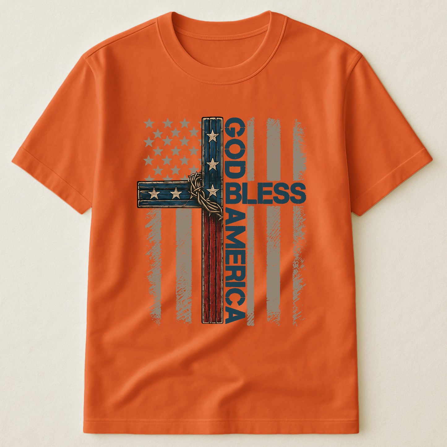 Cross God Bless America - Shirt