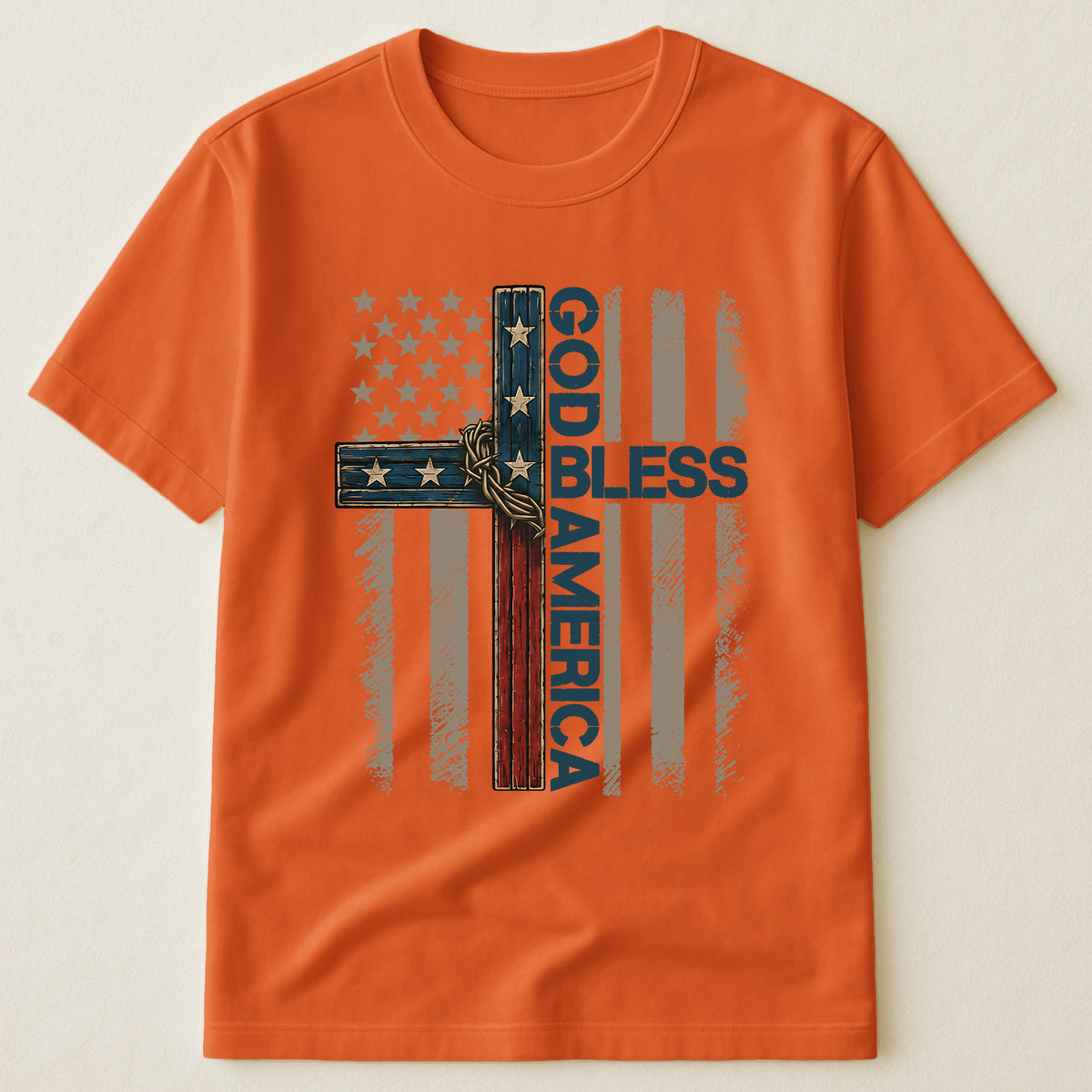 Cross God Bless America - Shirt