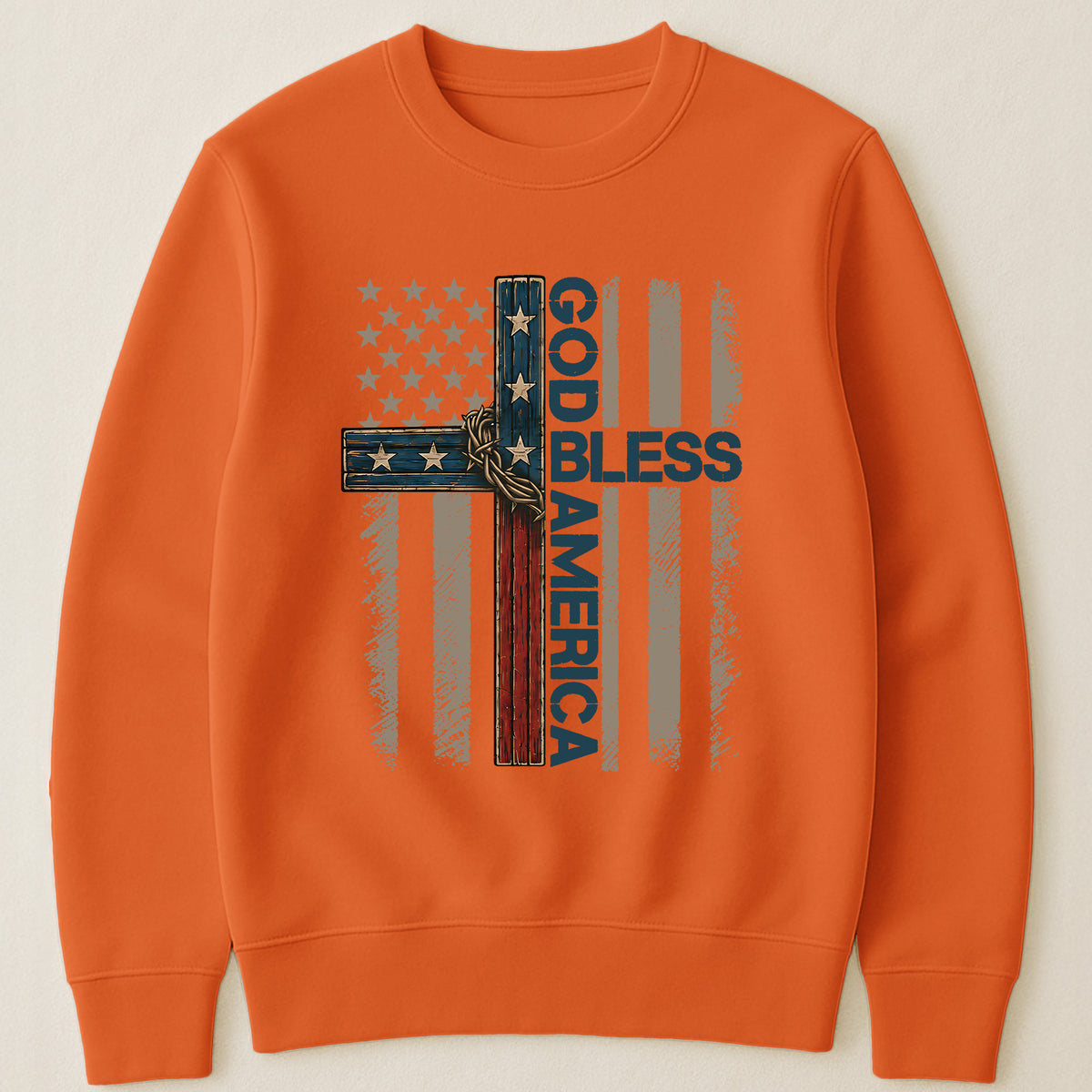 Cross God Bless America - Shirt