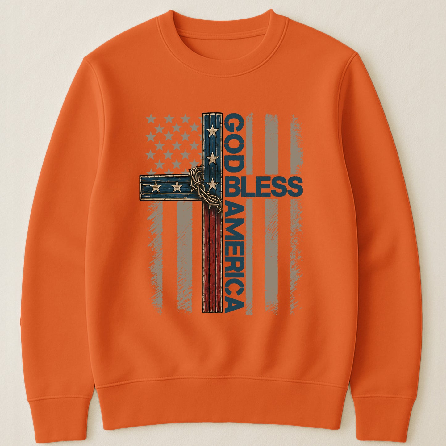 Cross God Bless America - Shirt