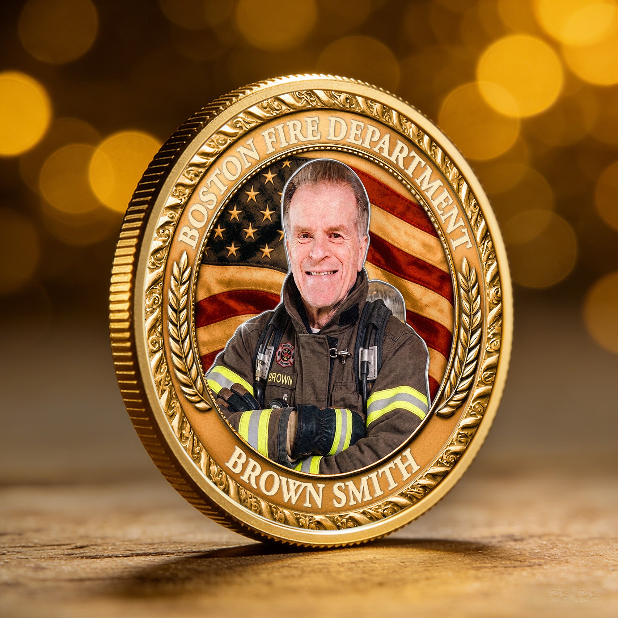 9/11 Never Forget Honoring The Heroes 25Th Anniversary - Personalized Coin