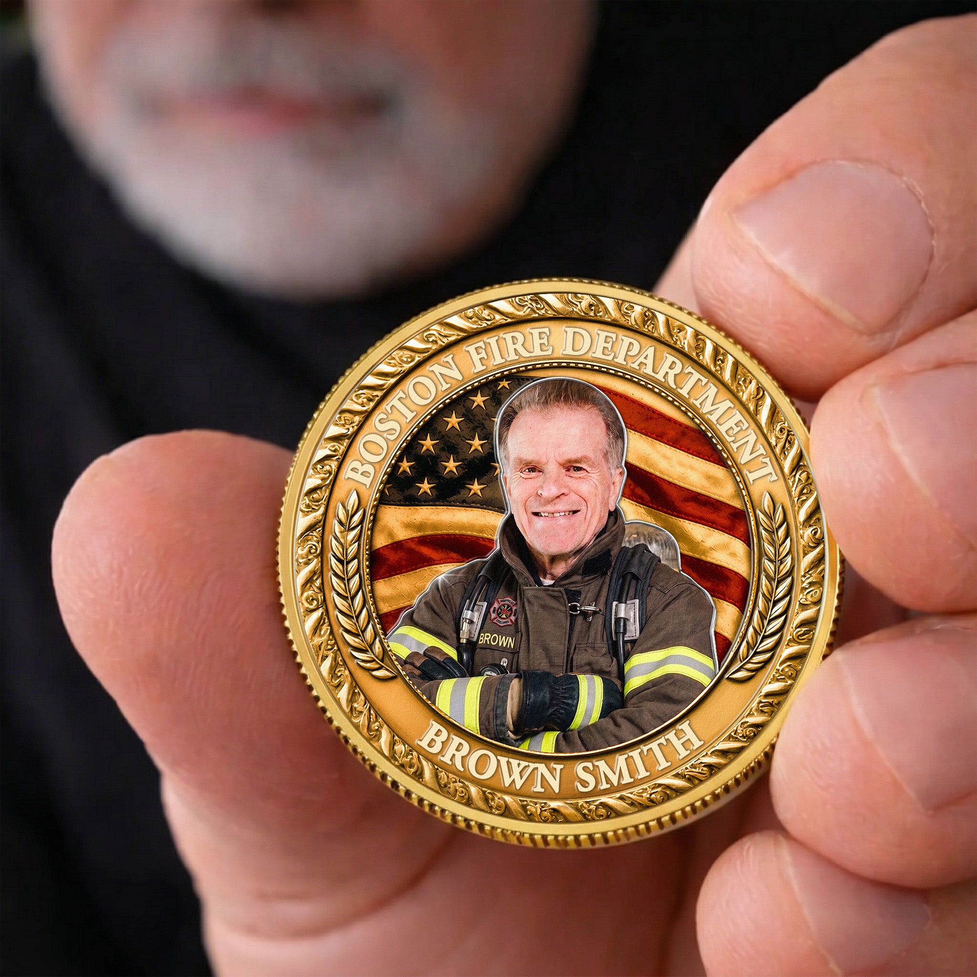 9/11 Never Forget Honoring The Heroes 25Th Anniversary - Personalized Coin