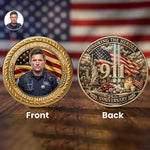 9/11 Never Forget Honoring The Heroes 25Th Anniversary - Personalized Coin