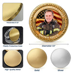9/11 Never Forget Honoring The Heroes 25Th Anniversary - Personalized Coin