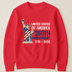 Patchwork Style USA Statue Of Liberty Print - Shirt