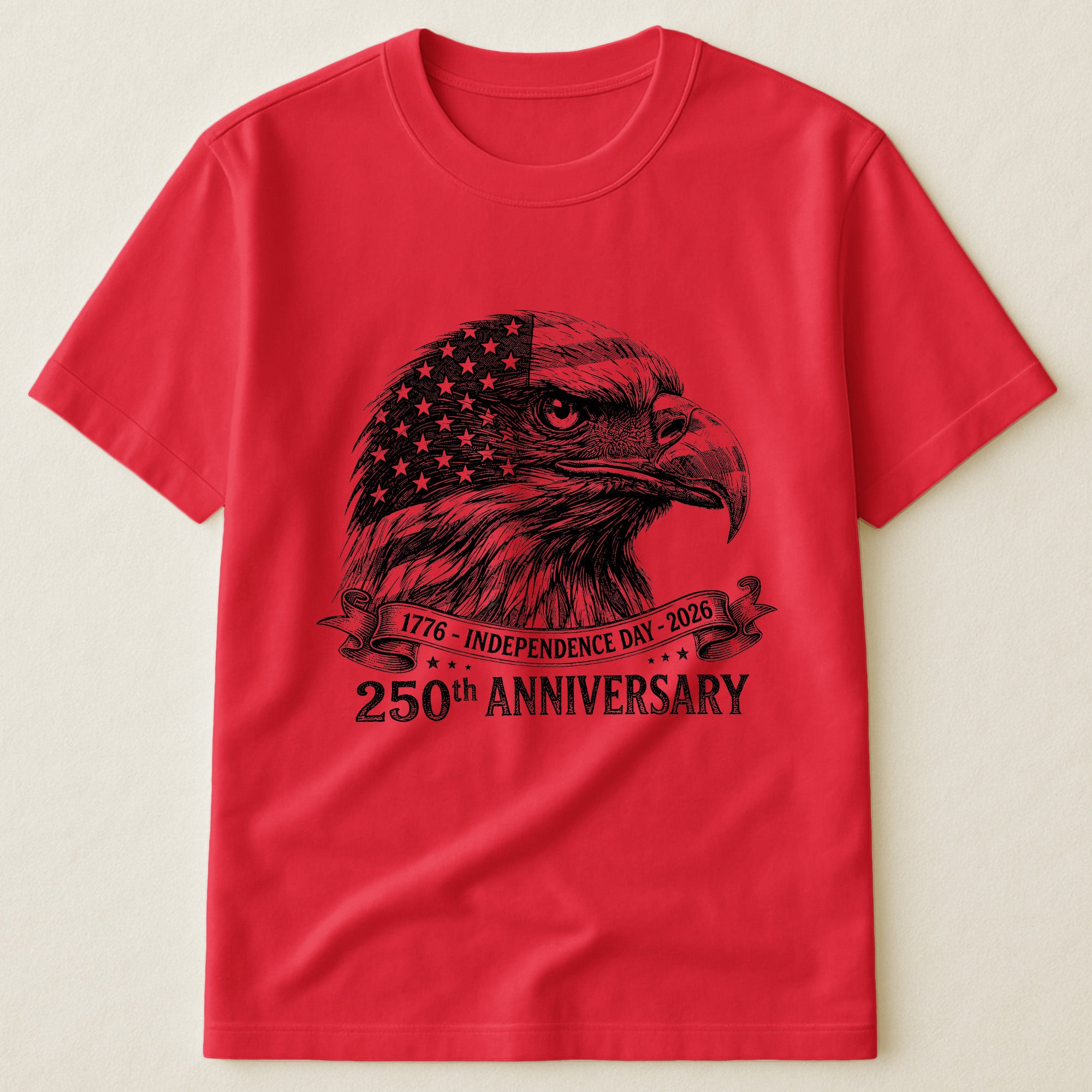 Bald Eagle Usa 250Th Anniversary Monochrome - Shirt