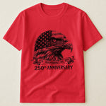 Bald Eagle Usa 250Th Anniversary Monochrome - Shirt