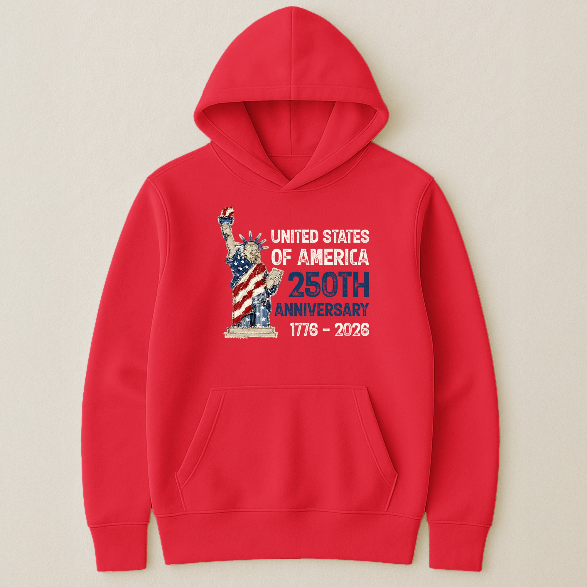 Patchwork Style USA Statue Of Liberty Print - Shirt