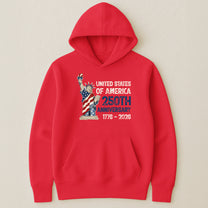 Patchwork Style USA Statue Of Liberty Print - Shirt
