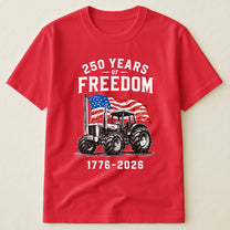 Patriotic Tractor 250 Years - Shirt